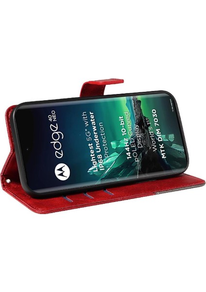 Motorola Kenar 40 Neo ve Kart Yuvası Yüksek Kaliteli Deri Çanta Için Flip Case (Yurt Dışından) fiyatları