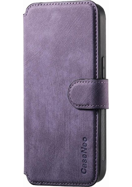 Iphone 16 Için Flip Case Pro Max Cüzdan Kart Standı Mıknatıs Koruyucu Retro (Yurt Dışından)