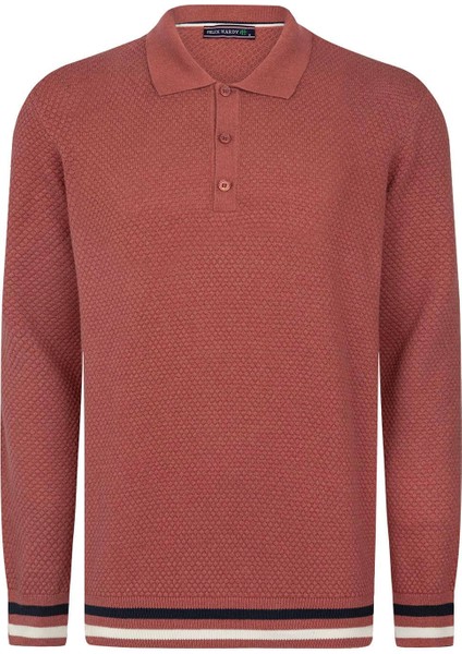 Erkek Polo Yaka Uzun Kollu Kazak