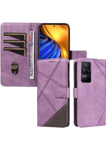 MY Boutique1 Xiaomi Redmi K40S Deri Telefon Koruma Kılıfı Için Flip Case Yüksek Kalite (Yurt Dışından)