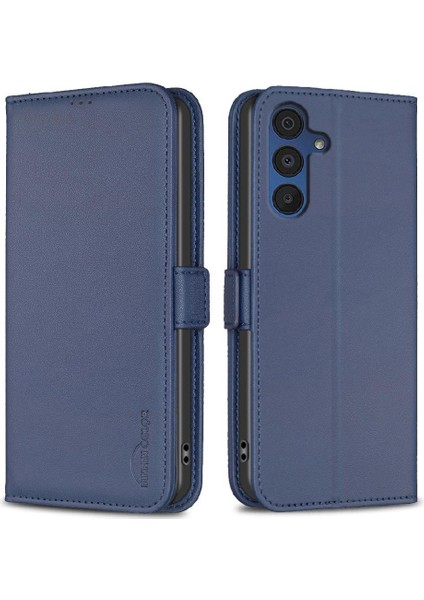 Samsung Galaxy A35 5g Kickstand Manyetik Pu Deri Cüzdan Için Flip Case (Yurt Dışından)