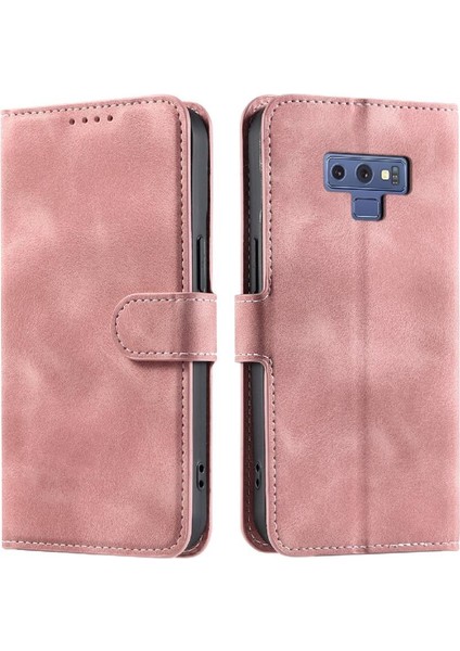 Samsung Galaxy Not 9 Için Flip Case Bilek Kayışı Cüzdan Kart Yuvaları Manyetik (Yurt Dışından)