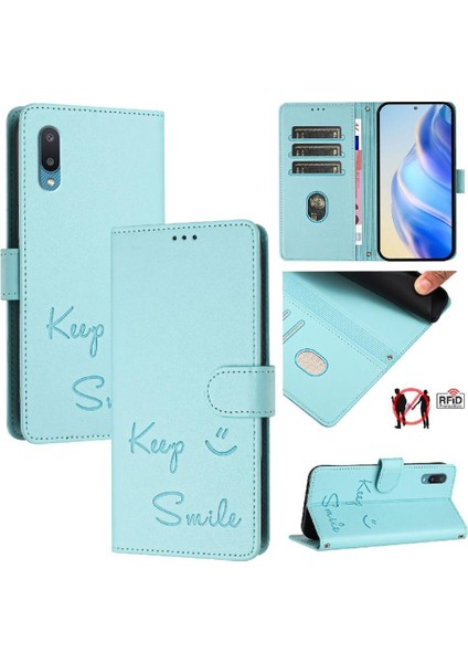 Samsung Galaxy A02 Pu Deri Rfıd Engelleme Kart Tutucu Cüzdan Için Kılıf (Yurt Dışından) indirimleri