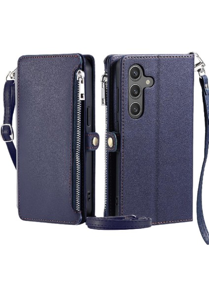 Samsung Galaxy S24 Rfıd Engelleme Için Crossbody Durumda Uzun Kordon Durumda 9 (Yurt Dışından)