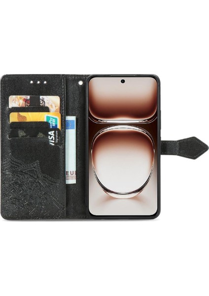 Oneplus Nord 4 Flip Kapak Için Flip Case Basit Iş Deri Kılıf (Yurt Dışından)