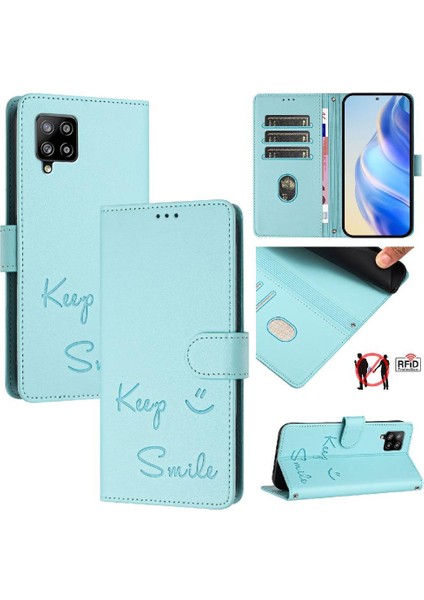 Samsung Galaxy Case 5g Rfıd Engelleme Kapak Çevirin Kart Tutucu Cüzdan (Yurt Dışından)