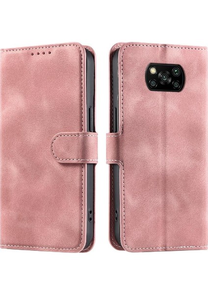 Xiaomi Poco X3/x3 Pro Kickstand Pu Deri Cüzdan Kart Yuvaları Için Flip Case (Yurt Dışından)