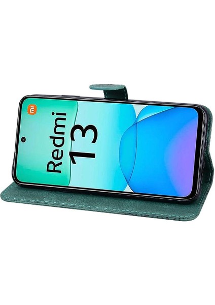 Xiaomi Poco M6 4g Için Flip Case Deri Cüzdan Kickstand Koruyucu Büyük (Yurt Dışından) modelleri