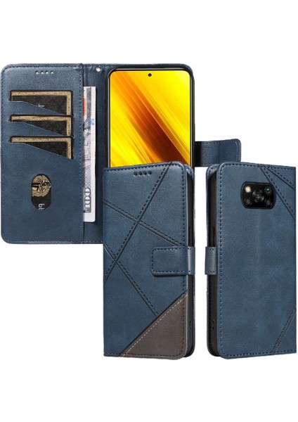 Elmas Dikiş Yüksek Kaliteli Telefon ile Xiaomi Poco X3 Nfc Için Flip Case (Yurt Dışından)