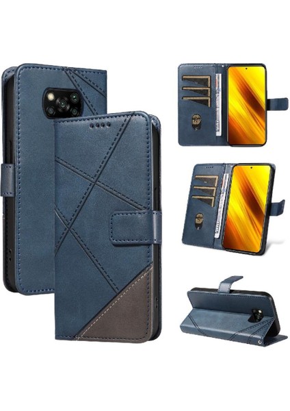Elmas Dikiş Yüksek Kaliteli Telefon ile Xiaomi Poco X3 Nfc Için Flip Case (Yurt Dışından) indirimleri