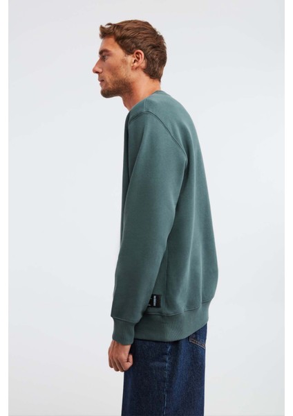 Marıno Erkek Koyu Yeşil Sweatshirt