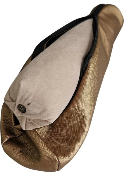 Tekli Fermuarlı Bilezik & Kelepçe Ve Saat Seyahat Rulosu Düzenleyicisi Ve Çantası (Bakır)