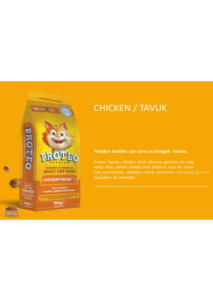Tavuk Kedi Maması 15 kg fiyatları