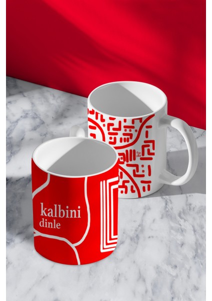 Kalbini Dinle Çift Kupa Seti