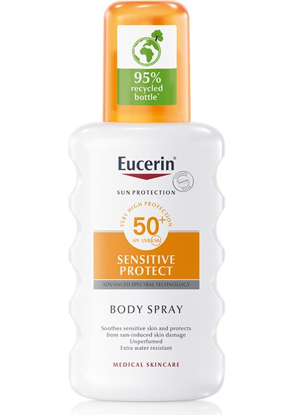 Güneşe Duyarlı Koruma SPF50+ Güneş Koruyucu Vücut Spreyi 200 ml