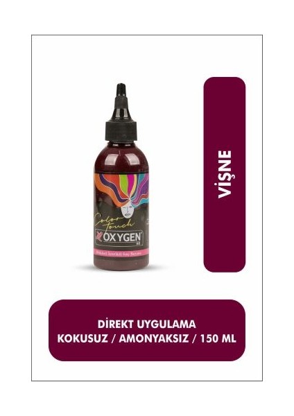 Bboxygen Vişne Kızılı Bitkisel Içerikli Renkli Saç Boyası 150 Ml | Color Touch