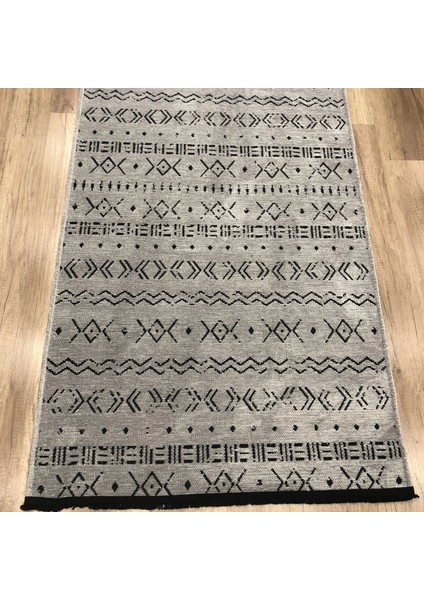 Prestij Eko 335 Açık Gri Dekoratif Yıkanabilir Kilim