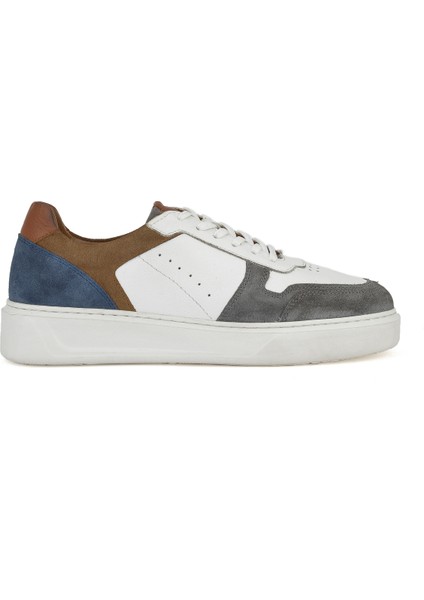 Ziya, Erkek Deri Sneaker 1431026Z950 Beyaz