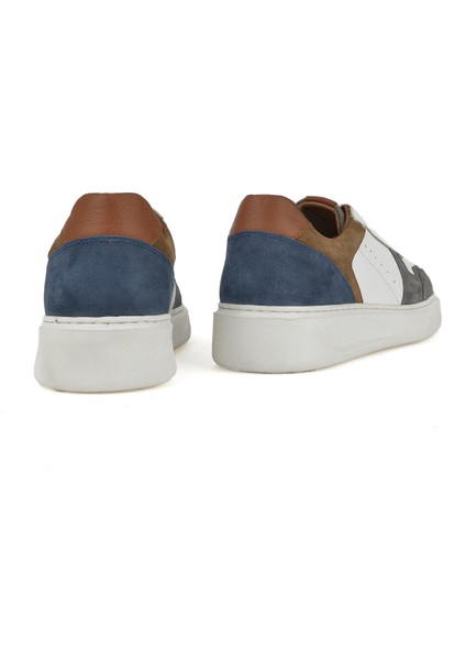 Ziya, Erkek Deri Sneaker 1431026Z950 Beyaz