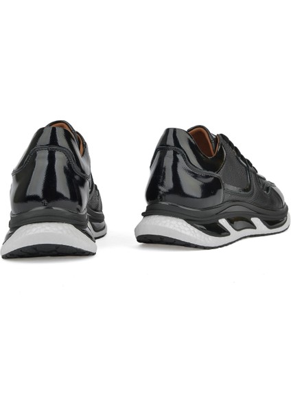 Ziya, Erkek Deri Sneaker 1431042Z8365 Siyah