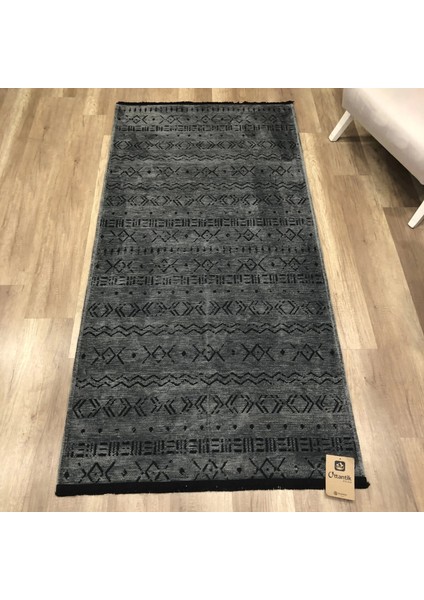 Prestij Eko 343 Antrasit Dekoratif Yıkanabilir Kilim