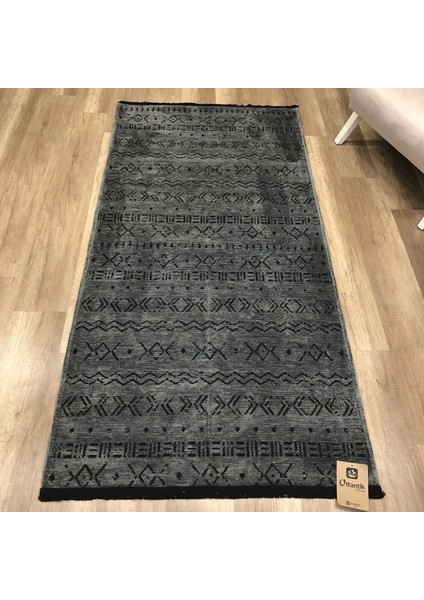 Prestij Eko 343 Antrasit Dekoratif Yıkanabilir Kilim