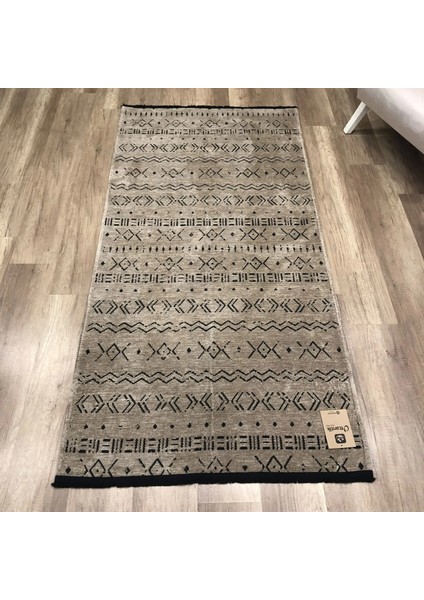 Prestij Eko 351 Bej Dekoratif Yıkanabilir Kilim