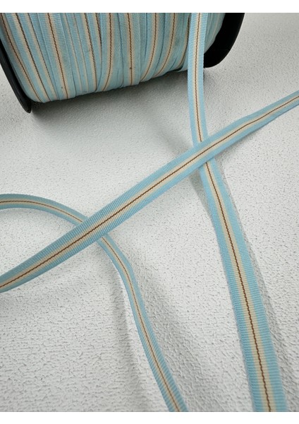 1 cm Çizgili Şerit-5 Metre (Mavi/sarı)