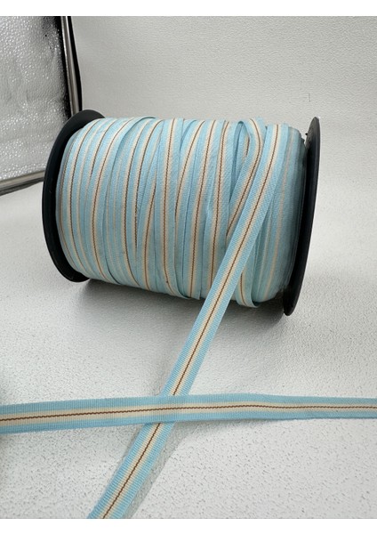 1 cm Çizgili Şerit-5 Metre (Mavi/sarı)