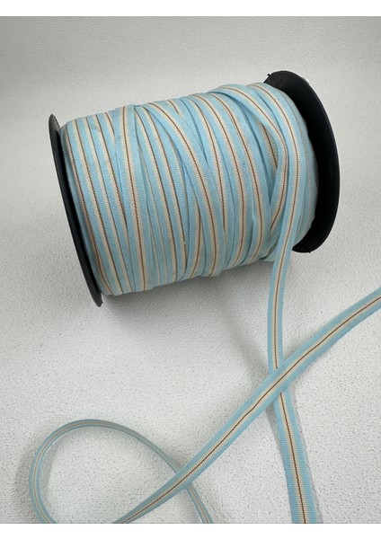 1 cm Çizgili Şerit-5 Metre (Mavi/sarı)
