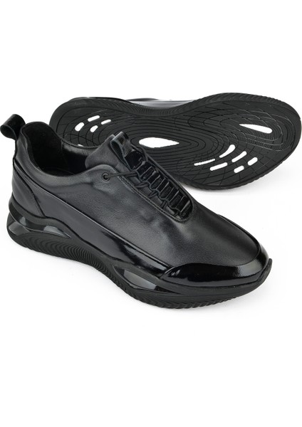 Ziya, Erkek Deri Sneaker 1431042Z6155 Siyah