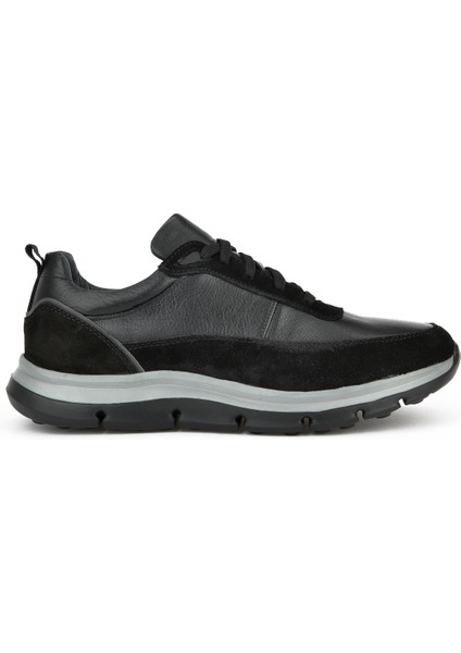 Ziya, Erkek Deri Sneaker 143983ZF90 Siyah