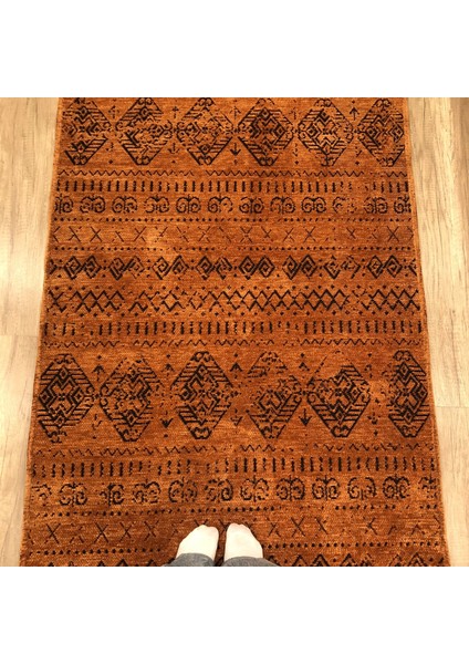 Hoom Rugs Prestij Eko 322 Kiremit Dekoratif Yıkanabilir Kilim