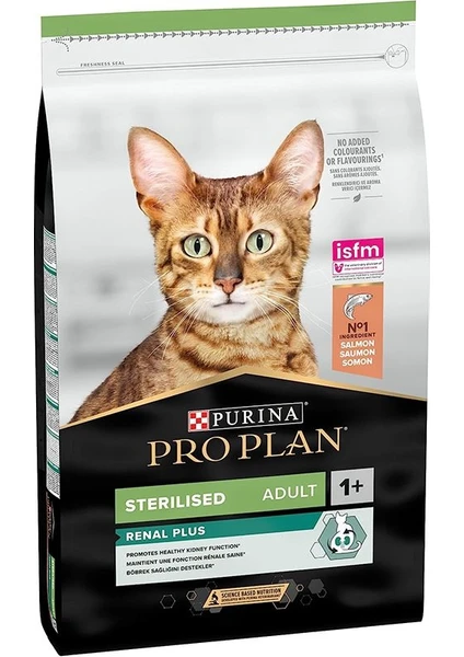 Pro Plan Renal Plus Sterilised,  Somonlu Kısırlaştırılmış Kedi Maması 1.5 Kg