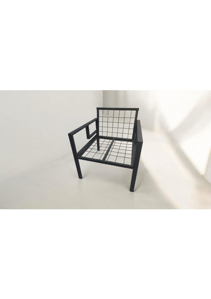 Pi Locca Bahçe Ve Balkon Mobilyası Antrasit 3+1+1