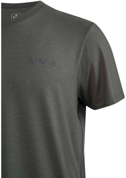 Viloft Sıfır Yaka Antrasit Erkek T-Shirt fiyatları