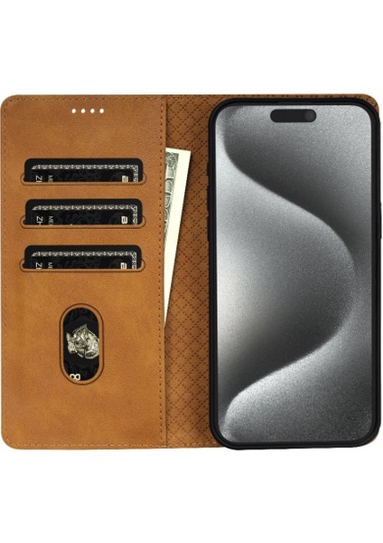 IPhone Xs Max Çift Katmanlı Koruma Için Flip Case Yan Cep Kart Yuvaları (Yurt Dışından)