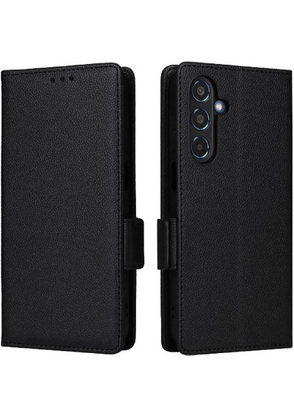 Samsung Galaxy M35 5g Pu Deri Manyetik Yan Toka Kart Için Flip Case (Yurt Dışından)