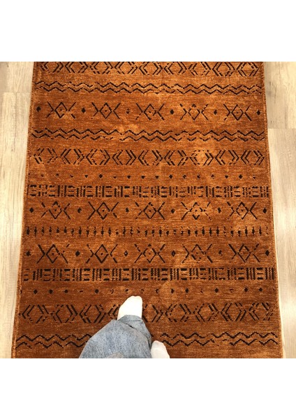 Prestij Eko 319 Kiremit Dekoratif Yıkanabilir Kilim