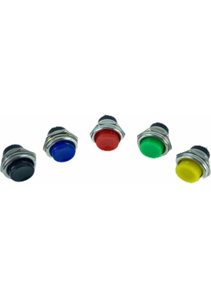 Plastik Buton 16MM Kırmızı