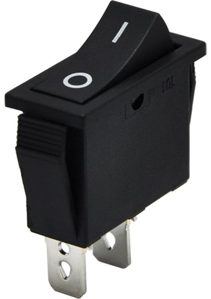 Tekli Dar Işıksız Anahtar Siyah 2p