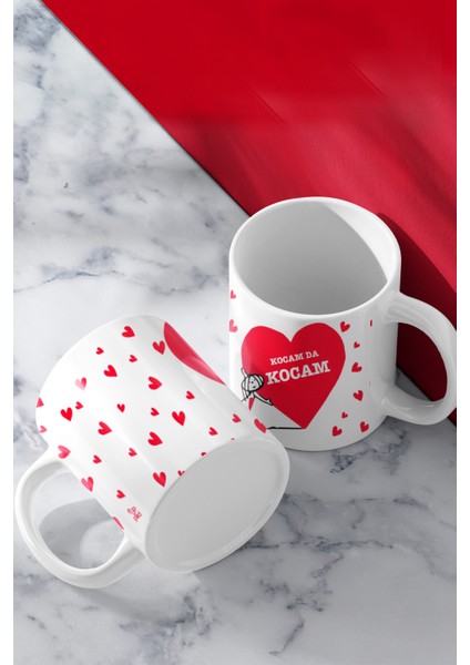 Karımda Karım Kocamda Kocam Çift Kupa Bardak Seti