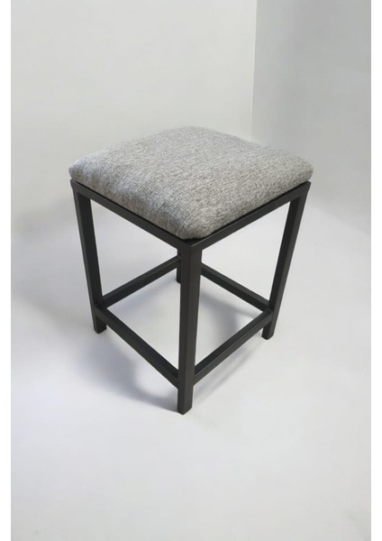 Pi Locca Bahçe ve Balkon Mobilyası Antrasit Gri 3+1+1 Sehpalı ve Gri Puflu