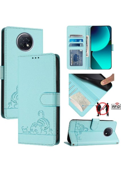 Xiaomi Redmi Not 9t Kart Yuvası Tutucu Için Kickstand Kedi Rfıd Cüzdan (Yurt Dışından) indirimleri