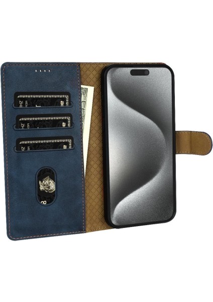 IPhone Xs Max Çift Katmanlı Koruma Için Flip Case Yan Cep Kart Yuvaları (Yurt Dışından)