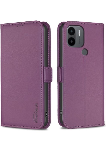 Xiaomi Redmi A1 Artı Kart Yuvaları Tutucu Için Flip Case Pu Deri Cüzdan Tpu (Yurt Dışından)