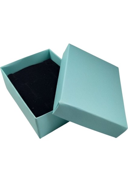Açık Yeşil Karton Kolye & Mini Set KUTUSU24 Lü Paket (Içi Süngerli)