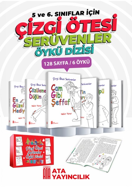 Ata Yayıncılık Çizgi Ötesi Serüvenler Dizisi 4, 5, 6, 7 Ve 8. Sınıflar