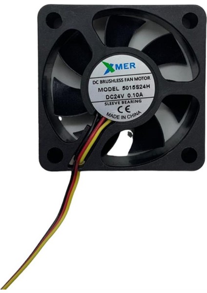 50X50X15MM 24V 0.10A 3p Xmer Fan
