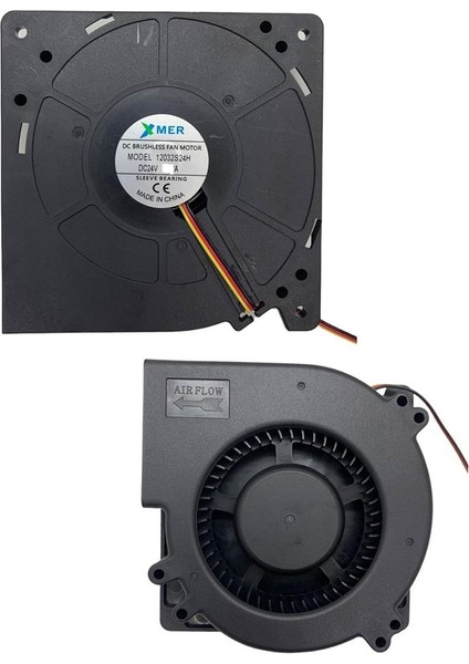 120X120X32MM 24V 0.60A 3p Salyangoz Fan